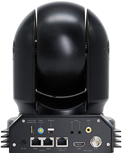 BirdDog Gözler P200 1080 p Tam NDI PTZ Kamera (Siyah) Kopul 3G-SDI Kablosu ile (50 ft) & 10-Pack Raptiye Sapanlar Paket
