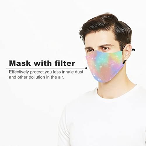 Yüz Maskeleri, Filtreler ile Toz Maskesi Unisex Kullanımlık Yıkanabilir Çiçeği Çiçekler 1 ADET