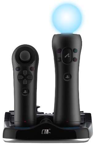 Denetleyiciler ve Altı Eksenli Denetleyici için PS3 Move Üçlü Bağlantı Noktası Şarj İstasyonu