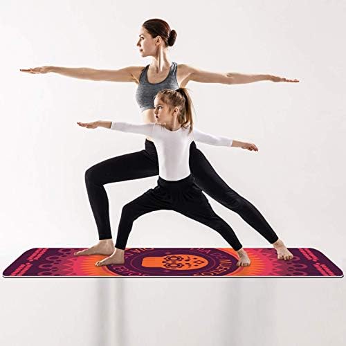 Unicey Renkli Ölü Desen Yoga Mat Kalın Kaymaz Yoga Paspaslar Kadınlar ve Kızlar için egzersiz matı Yumuşak Pilates Paspaslar,