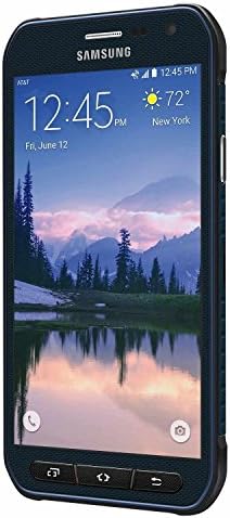 Samsung Galaxy S6 Aktif G890A (64 GB) 5.1 Sağlam Su Geçirmez IP68 GSM Unlocked Smartphone (Camo Mavi)