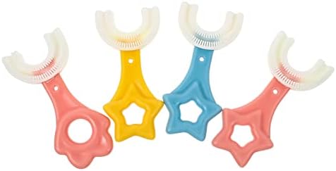 DOITOOL Ev Aracı 8 Adet U-Şekil Çocuk Diş Fırçaları Pratik Manuel Çocuk Diş Fırçaları (Çeşitli Renk)