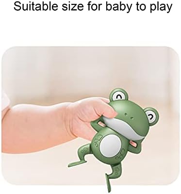 Kurbağalar Bebek Banyo Oyuncakları, Sevimli Yüzer Rüzgar-Up Küvet Oyuncaklar Clockwork Yüzme Duş Oyunu Çocuklar için(Yeşil)