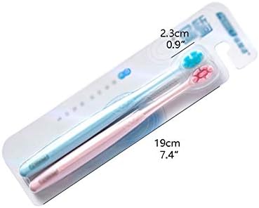 WCN Ekstra Yumuşak Diş Fırçası Manuel Diş Fırçası Diş Fırçaları Yumuşak Kıl Yetişkin Kırılgan Diş Etleri için Çocuk Yaşlı 4 Paket