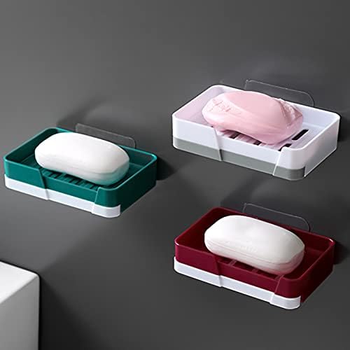 Banyo Caddy, Duş Kutusu Punch Ücretsiz Ev için Su Tepsisi ile İyi Yük Kapasitesi Plastik Duş Tutucu-Beyaz