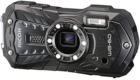 Ricoh WG-60 Siyah Kamera Seti ınc 64GB SD Kart ve Koruyucu Tampon Kılıfı