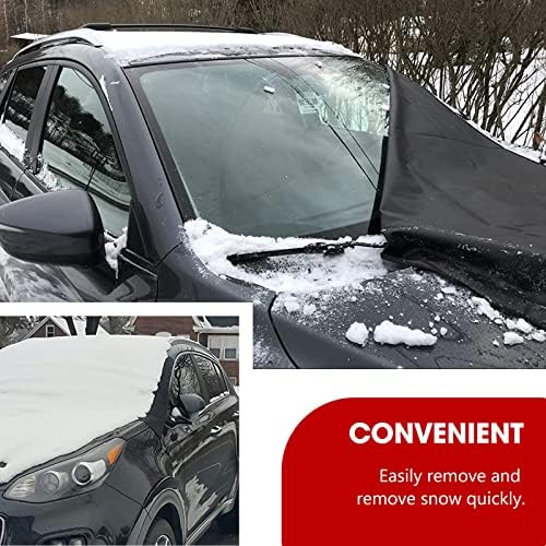 Vepagoo 42H X 69L Araç Cam Kapak için Buz ve Kar, Araba Pencere Kar Kapak Cam Frost Kapak, Hail Koruyucu için Tüm Hava Kış ve