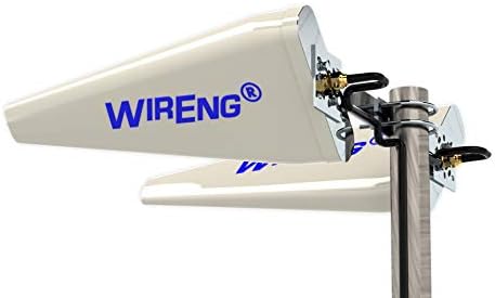 Bandrich R501 için WideAnt2-Lite Gerçek MIMO Çift Anten Yüksek Verimli Tamamen Kapalı Yüksek Kazançlı Geniş Bant ±45° Polarizasyonlar