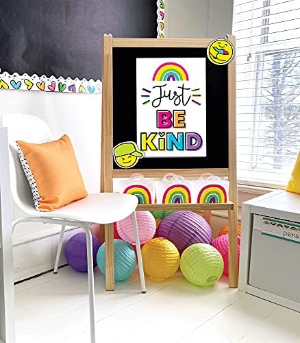 Carson Dellosa Kind Vibes Just Be Kind Poster-İlham Verici Duvar Sanatı, Bülten Tahtası, Ofis, Ev Okulu, Sınıf Dekoru için Eğitim