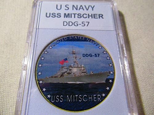 Aveshop Koleksiyon Sembolleri ABD Donanması - USS Mitscher (DDG-57) Ch Cn (Bu Nişanlar Koleksiyonunuzu Mükemmel Şekilde Tamamlayacak)