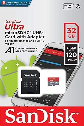 Ultra 32 GB microSDHC Apple için Çalışır 15 Artı SanFlash ve SanDisk tarafından Doğrulanmış (A1/C10/U1/8 k/120MBs)