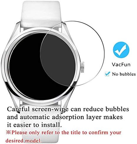 [3 Paket] Synvy Temperli Cam Ekran Koruyucu, SWAROVSKİ 5415996 9H Film Smartwatch akıllı Saat Koruyucuları ile Uyumlu