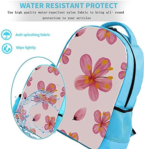 Çocuklar için sırt çantası Erkek Kız seyahat sırt çantası Su Geçirmez Kiraz Çiçeği Çiçek Desen Çocuk Çantası ile Yan Cepler