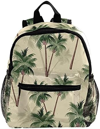 Evrensel seyahat sırt çantası tropikal palmiye ağaçları vintage