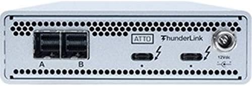 ATTO ThunderLink SH 3128 40 Gb/sn Thunderbolt 3 (2 Bağlantı Noktası) ila 12 Gb/sn SAS / SATA (8 Bağlantı Noktası) Adaptörü
