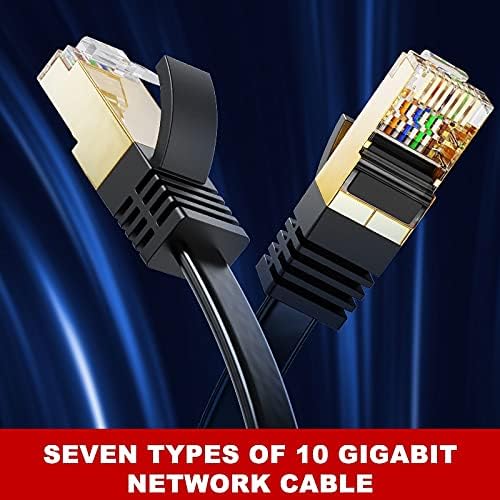 Konnektörler Ethernet Kablosu RJ45 Cat7 LAN Kablosu FTP RJ 45 Cat7 için Ağ Kablosu Modem Yönlendirici Kablosu için Uyumlu Yama