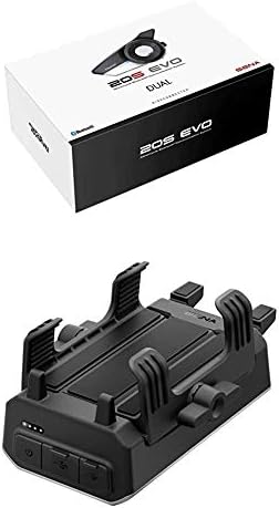 Sena 20 S EVO Motosiklet Bluetooth Kulaklık Çift Paketi ve PowerPro Dağı ile Telefon Şarj