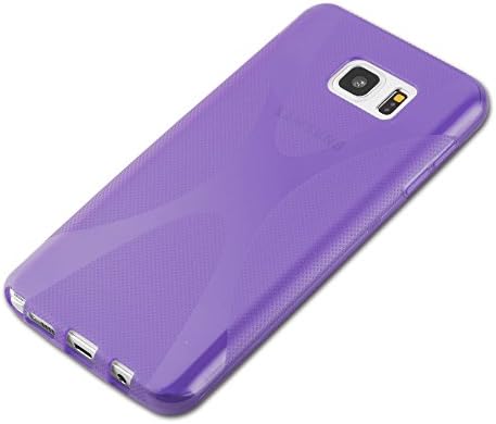 Pastel Mor renkte Samsung Galaxy Note 5 ile Uyumlu Cadorabo Kılıfı-Darbeye Dayanıklı ve Çizilmeye Karşı Dayanıklı TPU Silikon