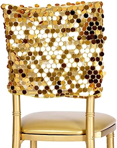 Payet Chiavari Sandalye Kapağı-16 G x 14 L/Allık | Gül Altın / 1 Adet.