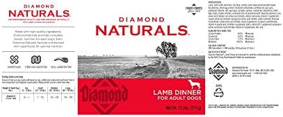 Diamond Naturals Gerçek Et Tarifleri Sığır Eti, Tavuk veya Kuzu Proteinli Premium Konserve Islak Pate Köpek Maması ve Yetişkin