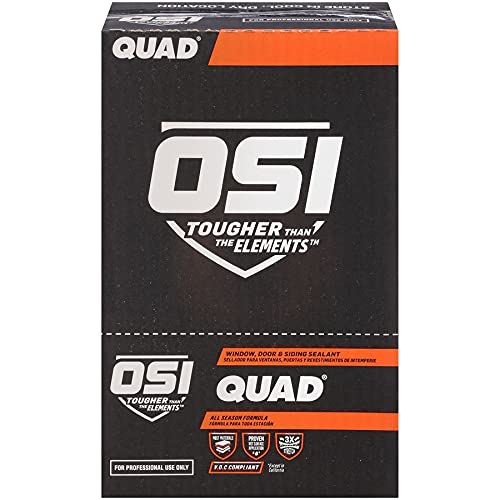 OSI QUAD Red 901 Pencere, Kapı ve Siding Sızdırmazlık Maddesi 10-Sıvı Ons Kartuş (1637282)