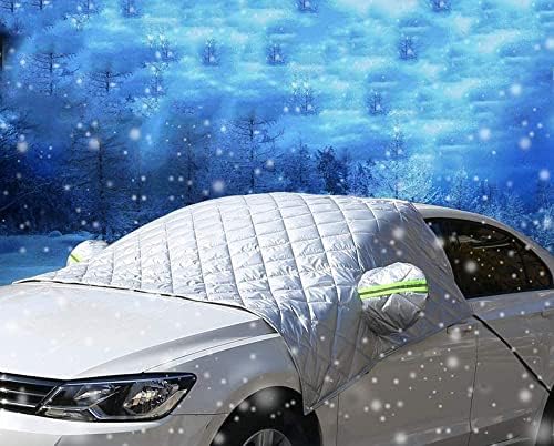 Fly YUTİNG araç ön camı Kapak Cam Kapak için Frost Kar Buz Güneş Gölge ile Yan Ayna kar örtüsü Rüzgar Geçirmez Kanca Anti-Hırsızlık