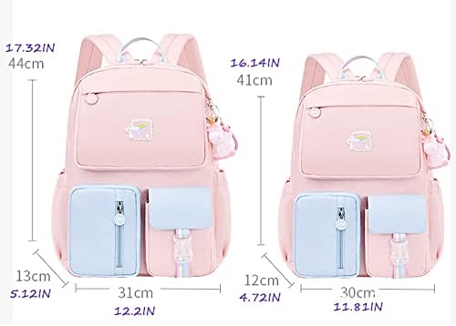 Rahat Kawaii çocuk sırt çantası, Ergonomik tasarım omuz basıncını azaltır okul çantası, Konfor ve su geçirmez çocuk seyahat çantası