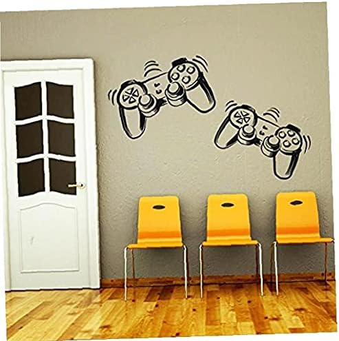 Froiny 1 pcs Duvar Çıkartmaları Oyun Kontrolörleri Joystick Gamer Oyun Video Oyunu Çocuk Çocuk Hediye Kreş Erkek Odası Duvar