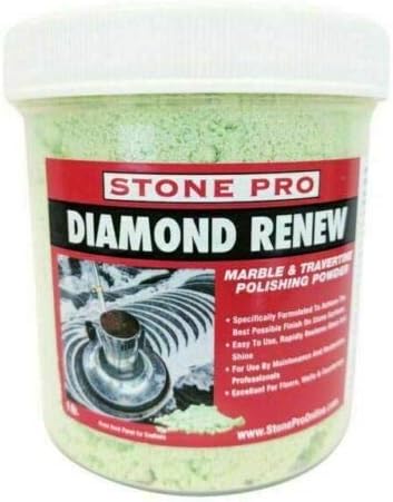 Stone Pro Diamond RePolishing Kit-Mermer, Traverten ve Kireçtaşının Parlatılması / Kullanıma Hazır Domuz Saç Pedleri ve Ped