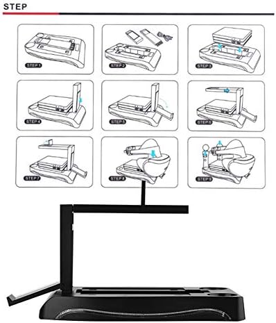 Socobeta VR Denetleyici Şarj Şarj Dock İstasyonu Pil Şarj İstasyonu Pil Tutucu Braketi için PS4 VR Denetleyici