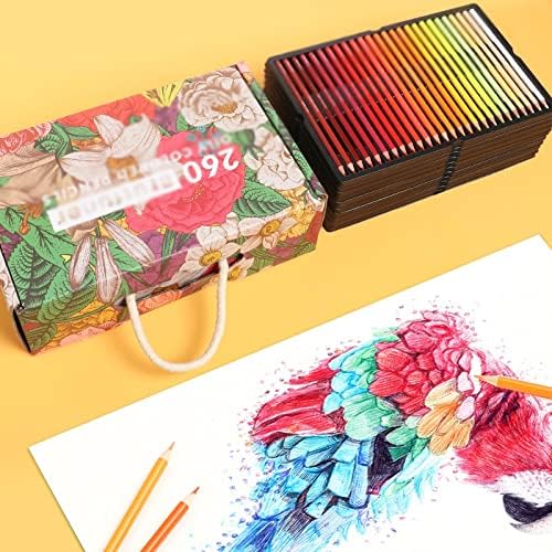 FENXİXİ 520 Renkler Profesyonel Yağlı renkli kalemler Seti Kroki Renkli renkli kurşun kalem Beraberlik Boyama Okul Sanat Malzemeleri