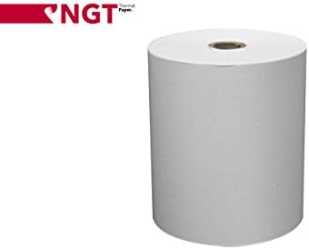 NGT Termal Kağıt-30 Rulo Termal Makbuz Yazıcı Kağıdı-POS için 3 1/8 inç x 230 ft BPA Olmayan Termal Kağıt-Makbuzlar için 48 GSM