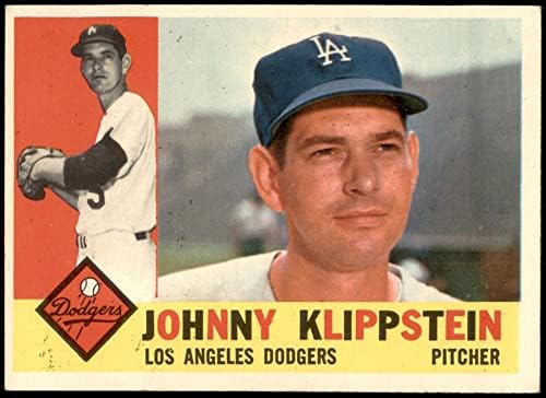 1960 Topps 191 Johnny Klippstein Los Angeles Dodgers (Beyzbol Kartı) Dekanın Kartları 5-ESKİ Dodgers