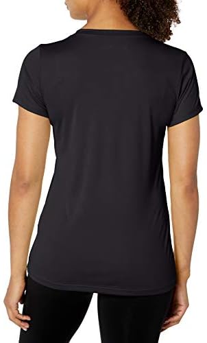 Zırh altında kadın teknoloji yenilik mürettebat boyun kısa kollu T-Shirt