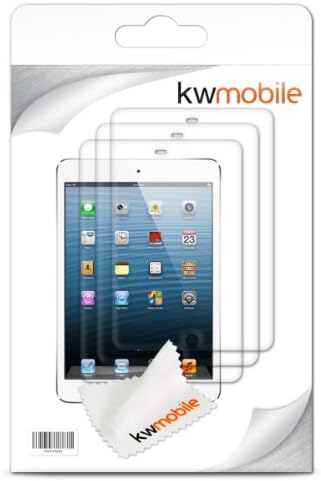 kwmobile 3X Ekran Koruyucular ile Uyumlu Apple iPad Hava / Hava 2-Ekran Koruyucu Set Film için Tablet