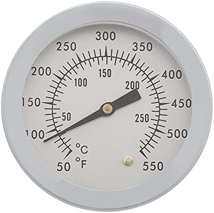 YYQTGG Barbekü Termometre, Paslanmaz Çelik Sadece Vana Termometre Pişirme BARBEKÜ için et Termometresi Okumak