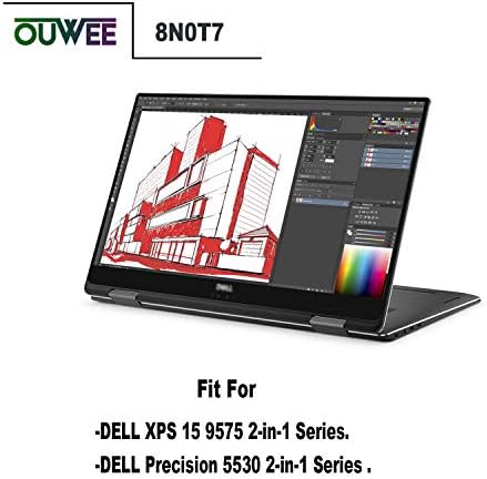 OUWEE 8N0T7 Laptop Batarya ile Uyumlu DELL XPS 15 9575 Hassas 5530 2-in-1 Serisi Dizüstü 8N0T7 08N0T7 TMFYT 0 TMFYT 11.4 V 75wh